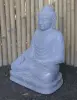 Product image 5 of the product “Seated Buddha made of Riverstone in Bhumisparsha - gesture of touching the earth. 62 cm height. ”